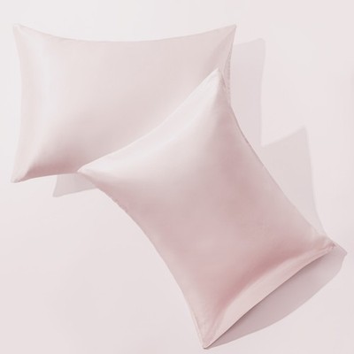 Set of 2 Silky Soft Satin Pillowcase, Standard/Queen/King/CK Size, All Colors