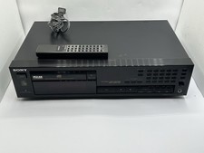 Vintage Sony CDP-591 CD Compact Disc Player Deck HiFi Black with Remote Tested 
