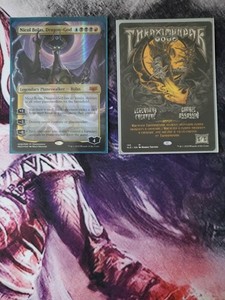 nicol bolas card sleeves MTG War of The Spark V3 Nicol Bolas Dragon God Ultra Pro 100ct Printed Art Card  Sleeves Magic The Gathering Deck Protectors : Amazon.com.au: Toys & Games