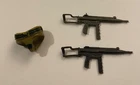 G.I. GI JOE gijoe 1982 STALKER WAIST body part + GUNS LOT weapons parts FREESHIP