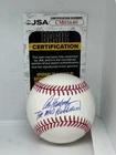 Al Hrabosky Cardinals signed MLB Baseball Ball W/ Mad Hungarian Inscription JSA