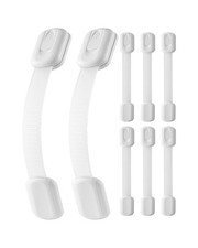 Child Safety Strap Locks 8 Packs Adjustable Baby Proofing Cabinet Locks 3M