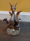 Vintage Medieval Legends 30080 Purple Treasure Dragon Sculpture. No Crystal. 