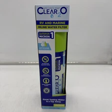 Clear2O CRV2006 RV and Marine Inline Water Filter - Brand New