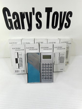 Lot of 10 Handheld Basic Electronic Calculators Mirror Battery Included