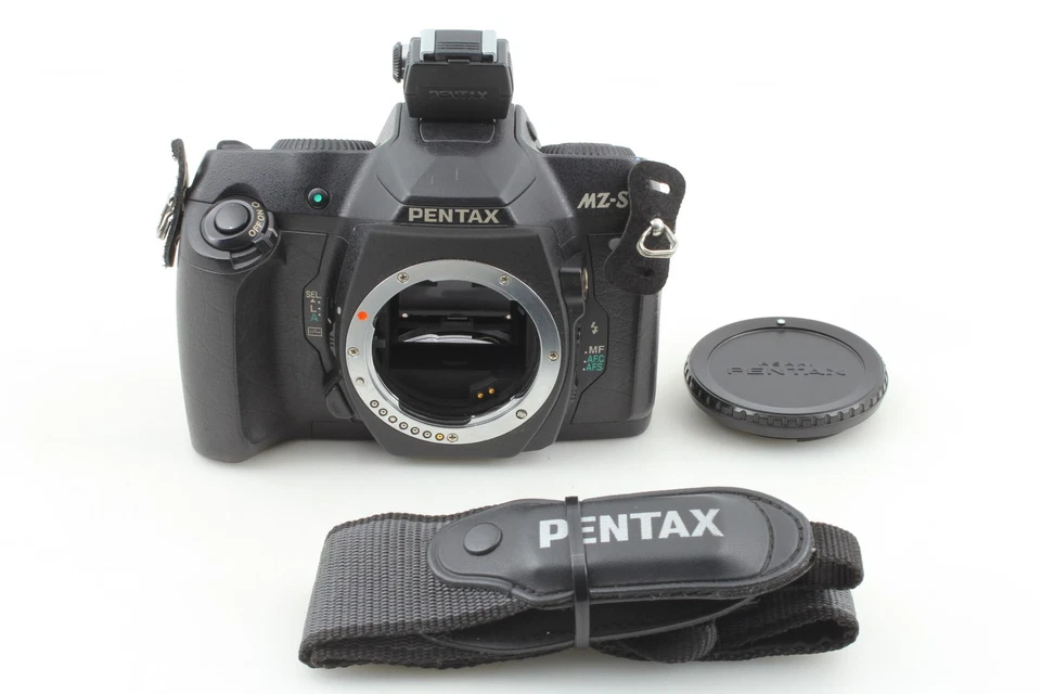 Tested [N MINT+++ w/Strap] Pentax MZ-S QD Black 35mm Film Camera Body From JAPAN - Image 3 of 4