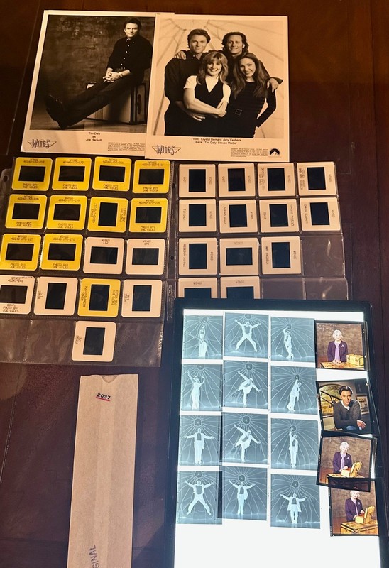 WINGS TV SHOW PRESS KIT  LOT OF SLIDE PHOTO TIM DALY CRYSTAL BENARD STEVEN WEBER