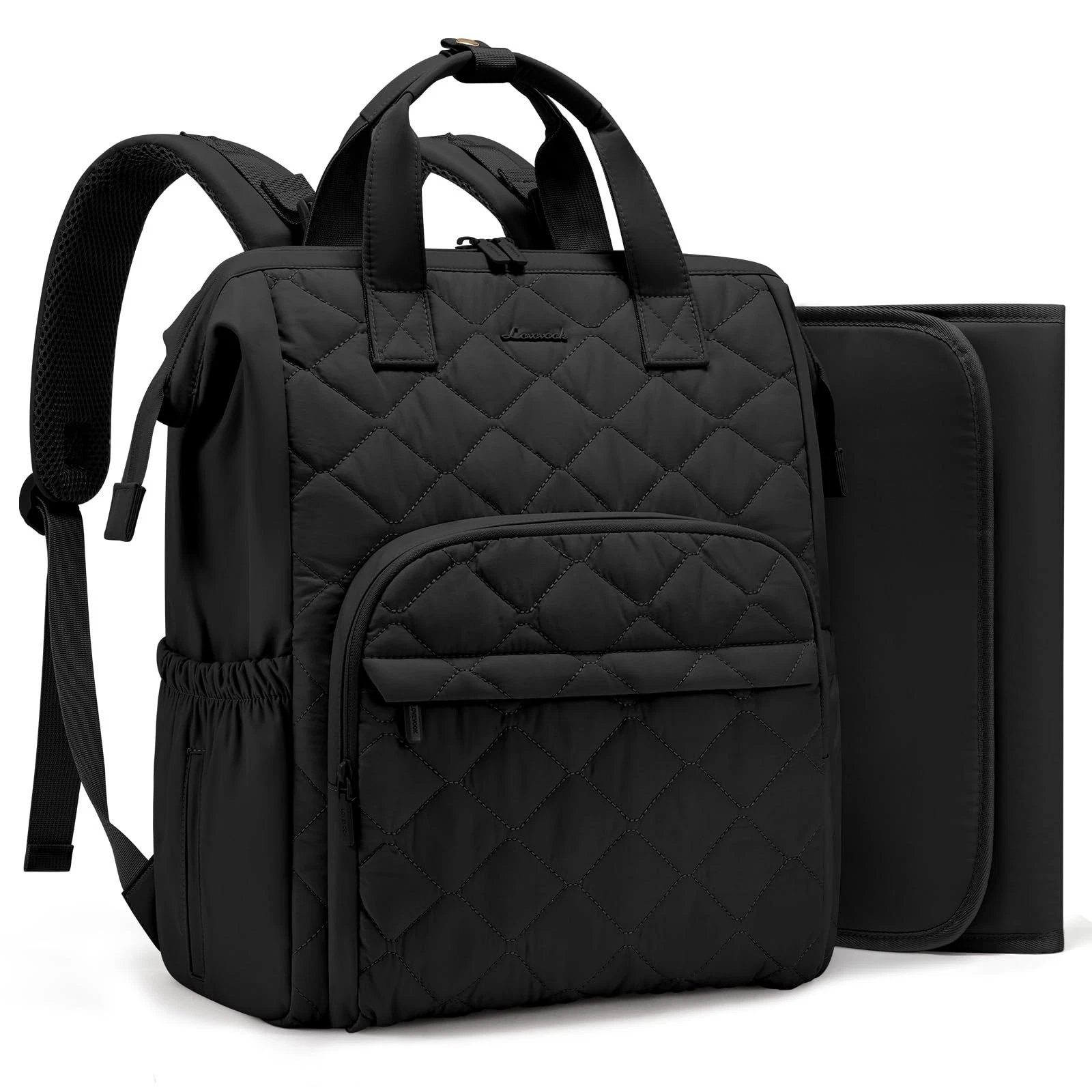 Small Diaper Bag Backpack, Mini Baby Bag for Girl Boy with Changing Pad, Diap...