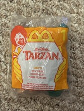1999 Disney Tarzan McDonalds Happy Meal Toy 1 Tarzan New Figurine Sealed