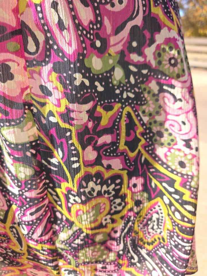 Blusa Betsey Johnson Intimates pequena babydoll manga com tampa e detalhe de renda Y2k - Imagem 4 de 4