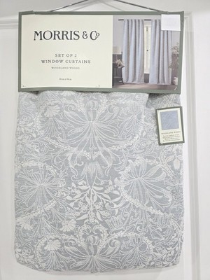 The William Morris & Co Woodland Weeds Window Curtain Set of 236in x 96in 