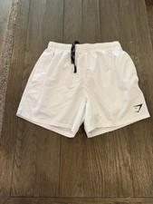 mens Gymshark shorts White Medium