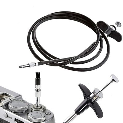 Mechanical Locking Camera Remote Shutter Cable Release Thread Cord 40/70/100cm