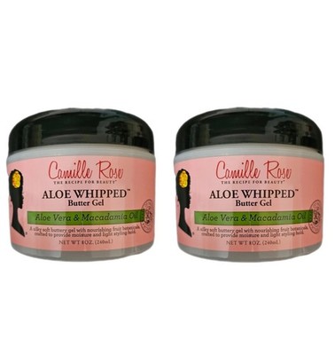Camille Rose Aloe Whipped Butter Gel Aloe Vera & Macadamiaöl 240ml 2er Pack