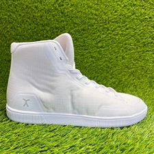 Flux Adapt High Top Trainer White Mens Size 10 Womens Size 11 Lifting Knit Shoes