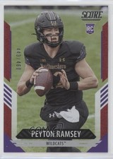 2021 Score Rookies Dots Red 443/460 Peyton Ramsey #374 0r5