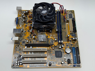 ASUS A8M2N-LA Motherboard AMD Sempron CPU 512MB RAM Tested