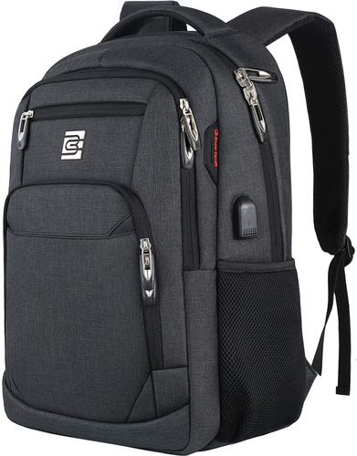 Zaino Antifurto da Viaggio con Porta USB, Portatile 15.6", Impermeabile - Foto 10 di 12