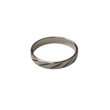 Sterling Silver Ring 3.5mm Wide Classic Band Stamped 925 Nickel Free