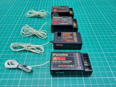 4 Futaba PCM 1024 DUAL CONVERSION 8ch & 9ch Recievers RC MODEL AIRPLANE 
