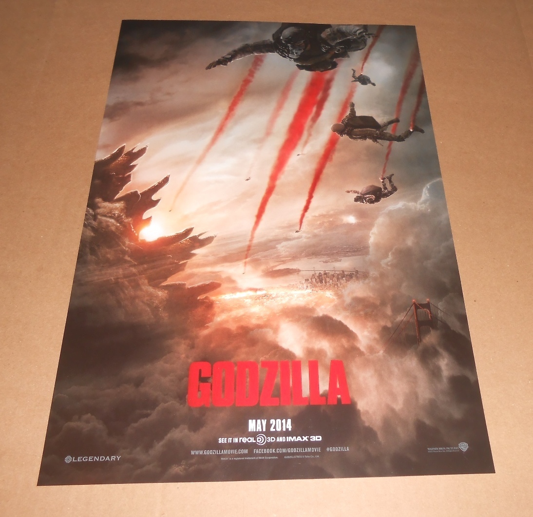 Godzilla 2013 Original Promo Movie Poster 12x18 | eBay