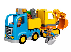 Lego Duplo Truck and Excavator with Tracks 2-5 Years 10812