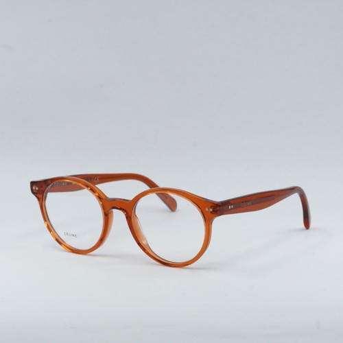 NEW CELINE CL50008I 042 Transparent Orange 49mm Eyeglasses - Picture 3 of 6
