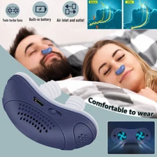 Micro Electric Noise Anti-snoring Device Sleep Apnea Stop Snore Aid Stopper USA