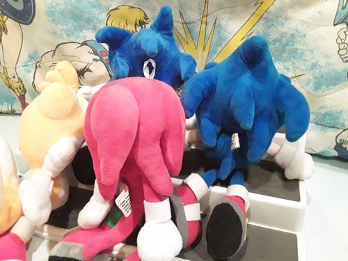 Sega Sonic the Hedgehog Plush 2003 Fun-4-all Knuckles Tails - Picture 11 of 11