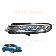 FANALE ANTERIORE SINISTRA DLR A LED LUCE DIURNA PER CITROEN C3 DAL 2016 AL 2020