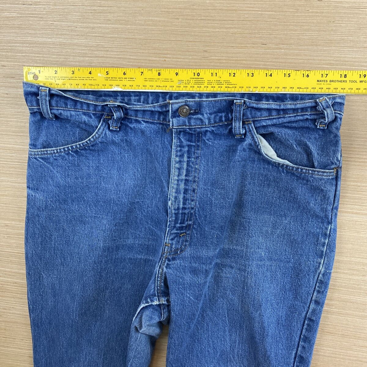 Vintage Levis Orange Tab 646 Bell Bottom Jeans Mens 36x29 Vintage Levis Orange Tab 646 Bell Bottom Jeans Mens 36x29