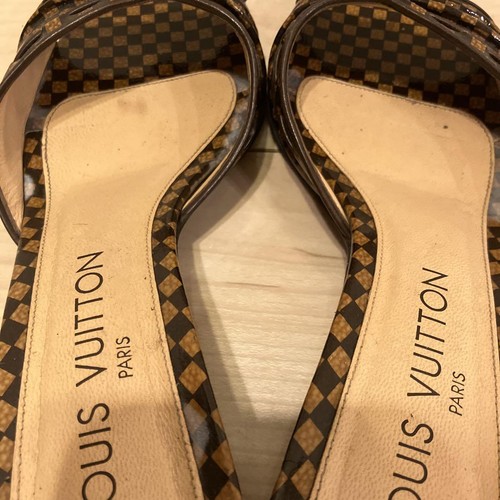 LOUIS VUITTON Damier Mules - Picture 4 of 9