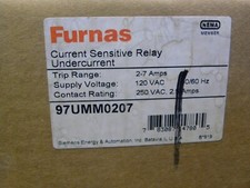 NEW SIEMENS Furnas 97UMM0207 CURRENT SENSITIVE RELAY Undercurrent CONTROL 2-7Amp
