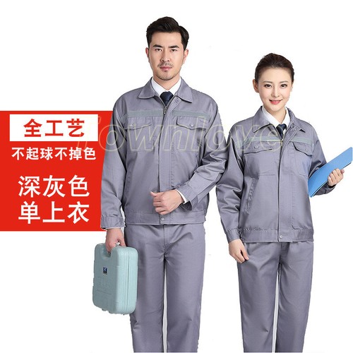 Men Workwear Overalls Suit Coveralls Mechanics Protective Work Outfits Coat+Pant - Picture 17 of 34