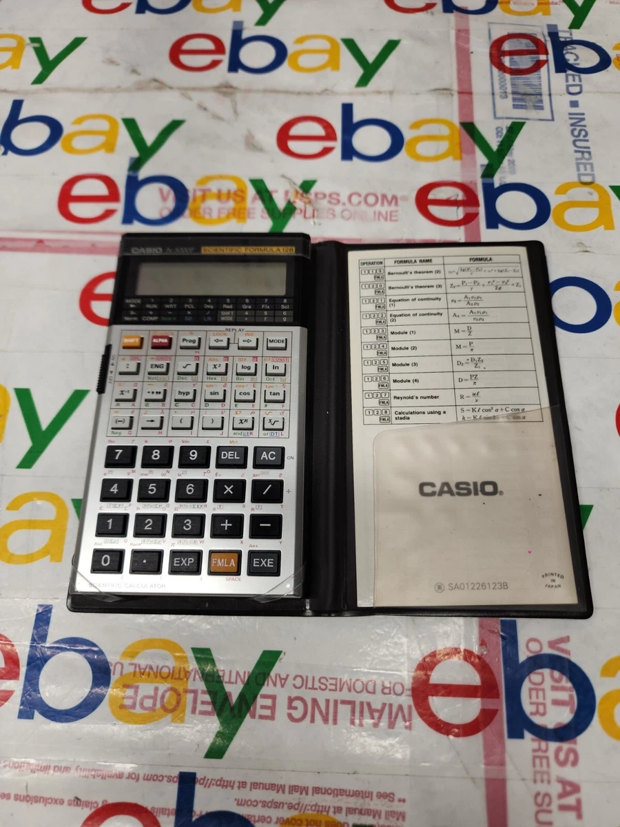 Casio fx 5000f clearance calculator