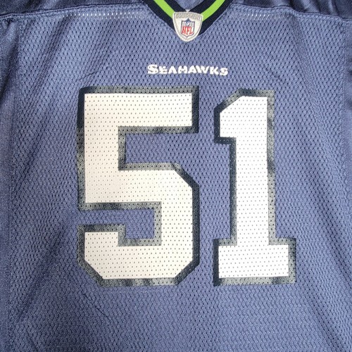 Camiseta vintage de los Seattle Seahawks TATUPU #51 jóvenes niños 14-16 años 90 Reebok azul niño - Imagen 5 de 15