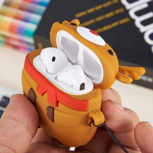 For Apple AirPods 1 2 Pro Drop Protection Silicone 3D Cartoon Case Cover - Picture 103 of 119