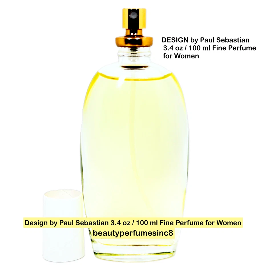 DESIGN by Paul Sebastian 3,4 oz/100 ml spray perfume fino para mujer Foto 2 de 2