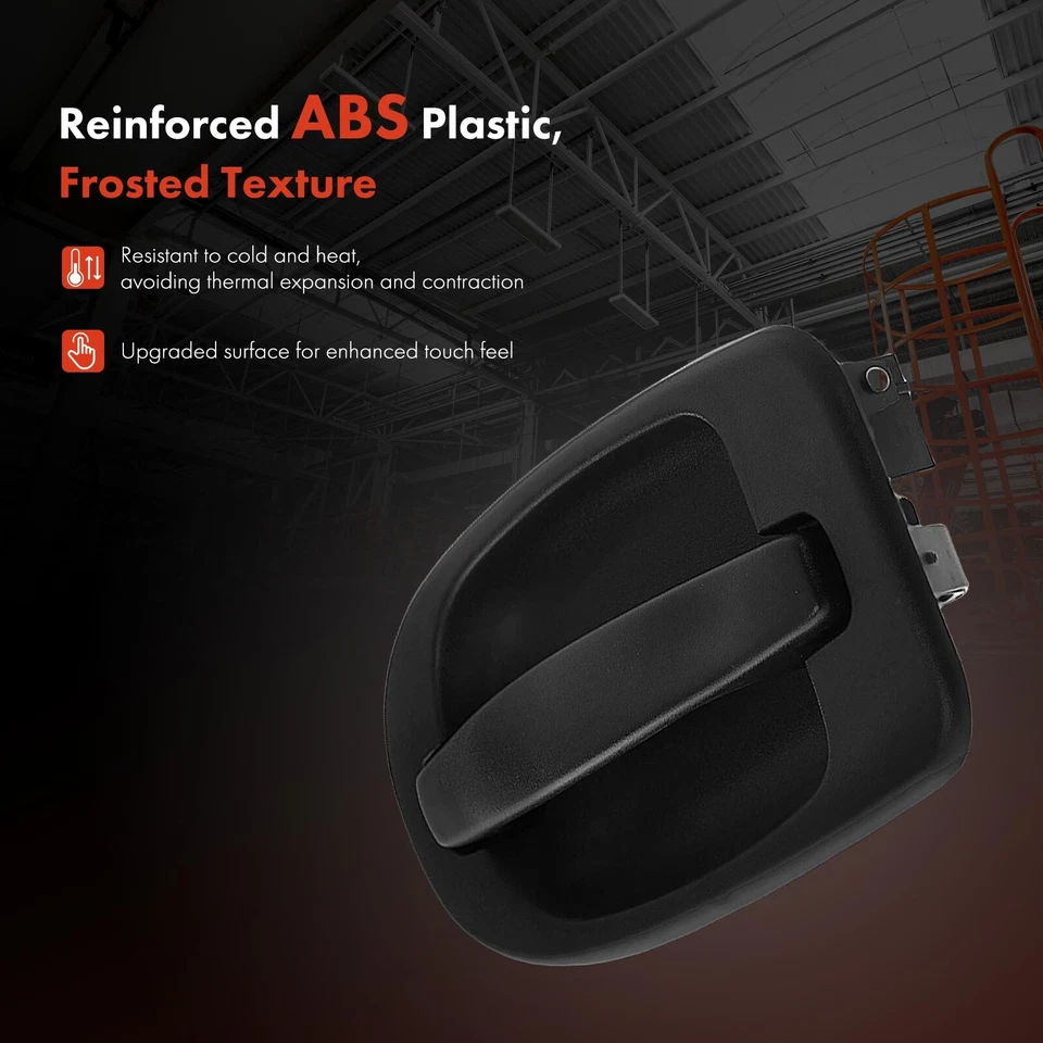 Maçaneta externa preta para passageiro traseiro para Chevrolet Venture Pontiac Montana - Imagem 3 de 4