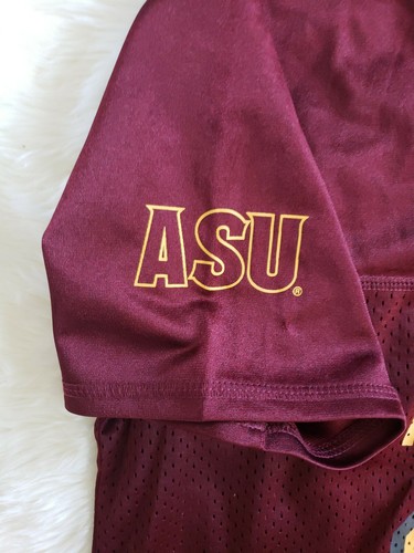 ASU Arizona State Sun Devils #85 Football Jersey NCAA Maroon Youth Large 12/14 - Picture 5 of 7