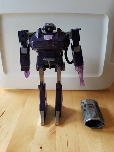 Vintage Hasbro 1985 Transformers G1 Shockwave electronics sketchy. Battery Cover - 第 1/12 張圖片