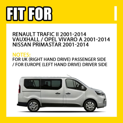 3PCS For Vauxhall Vivaro Door Roller Set Left Side 93451715 Mk2 X82 2014 - 2019 - Picture 2 of 20