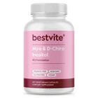 Bestvite Myo & D-Chiro Inositol (120 Vegetarian Capsules) - 40:1 Ratio - Vegan