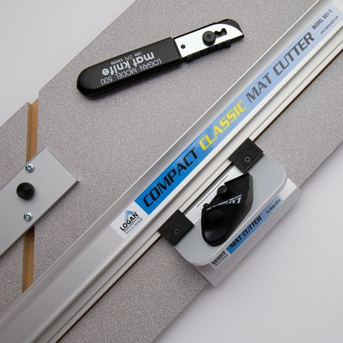 Logan 32" Mat Cutter 301-1 Compact Classic Includes Mat Knife & Bevel Cutter - Picture 4 of 12