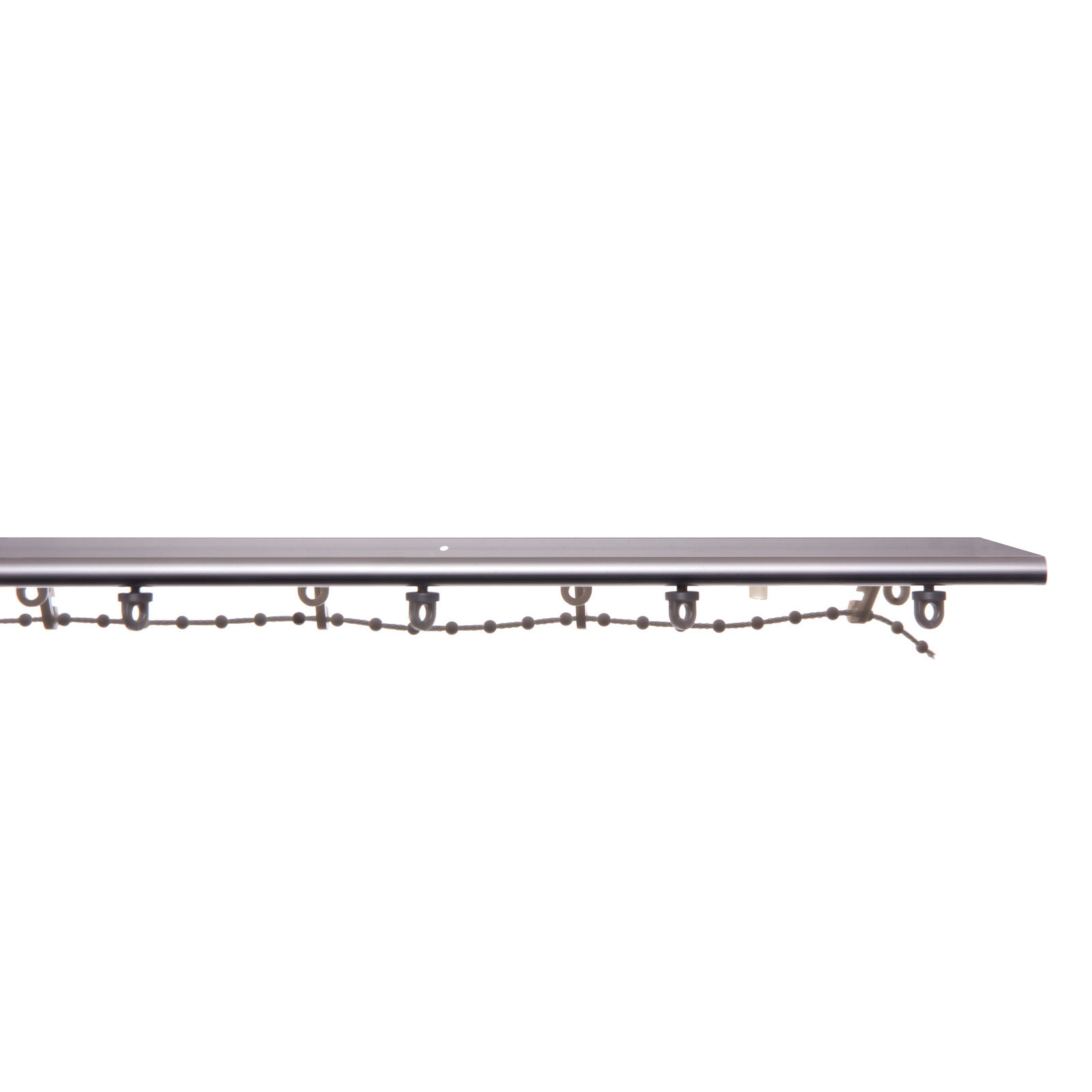Cortina de Aire Plisado Perfecto Plateado - Fijación Superior - 150, 200, 250, 300 y 400cm
