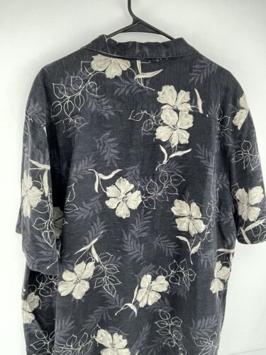 Batik Bay Men’s Shirt Sz 2XL 100% Silk Button Up Tropical Hawaiian Beachwear - Picture 4 of 12