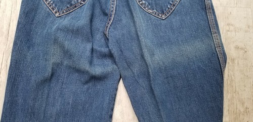 Vintage 70/80's BROOKS Western Wear Denim Jeans High Rise Straight Leg 28" Waist - Picture 10 of 12