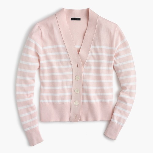 J.Crew Cropped Lightweight Cardigan in 