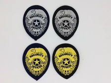 Tactical 365 Pair of Security Officer's Shield Patches in Multiple Colors