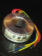 TRANSFORMATEUR TORIQUE 220 Volts /  2 x 6 Volts 30 Va   D5h2 mag